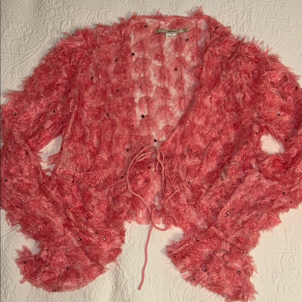 Kimchi Blue Pink Fun Cardigan